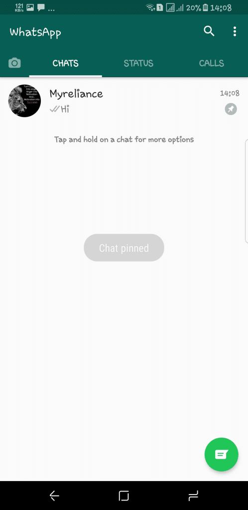 How to Pin WhatsApp Chats on Android Phone