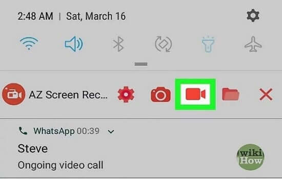 How To Record WhatsApp Video Call On Android AZ Screen Recorder WhatsApp Call