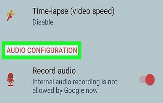 How To Record WhatsApp Video Call On Android Audio Configuration
