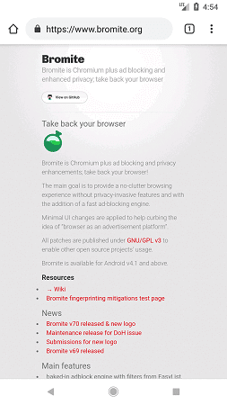 Bromite Android APK
