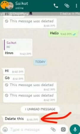 GBWhatsApp Anti Revoke