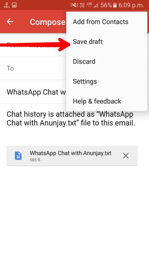 How to Convert Whatsapp Chat to Text File