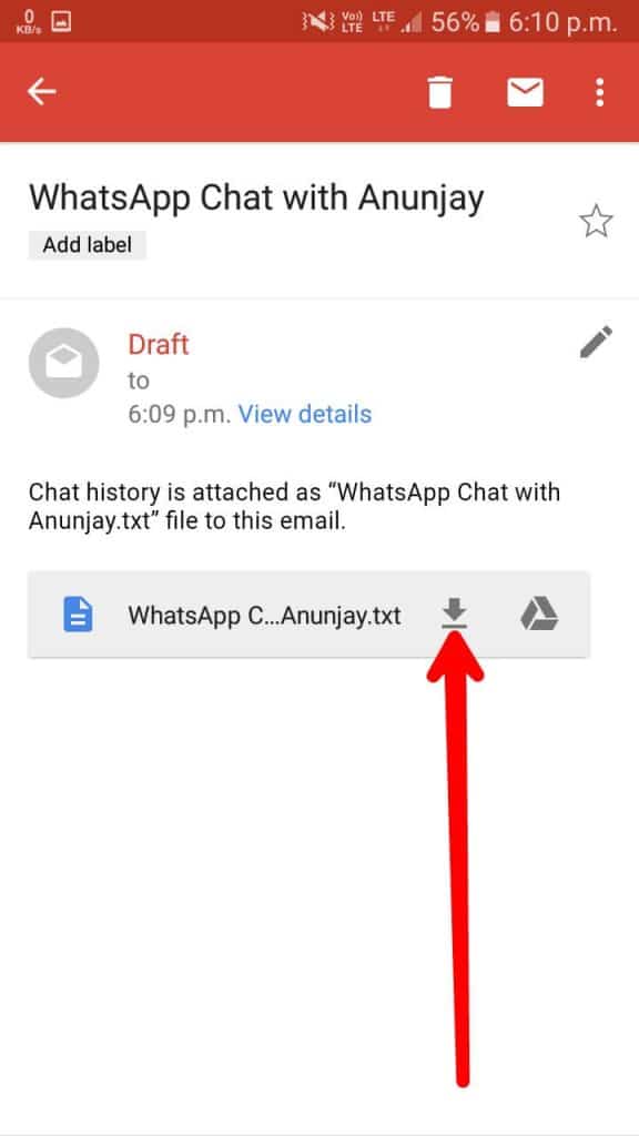 How to Convert Whatsapp Chat to Text File