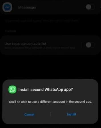 Second WhatsApp App
