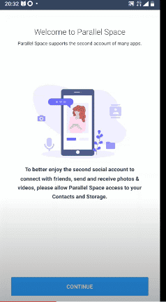 Setup Parallel Space App