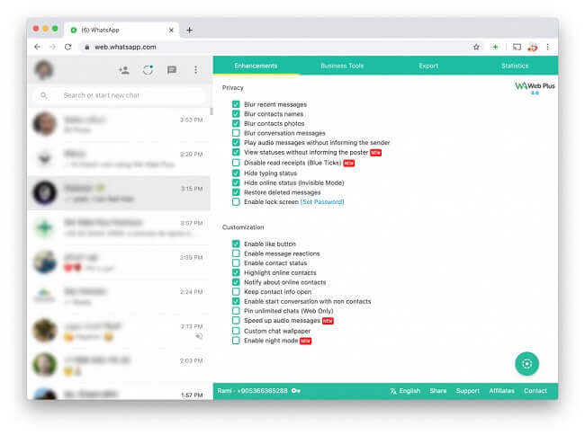 WA Web Plus For WhatsApp