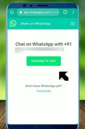How To Send WhatsApp Message Without Saving Number WhatsApp Continue To Chat