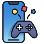 Mobile game premium icon