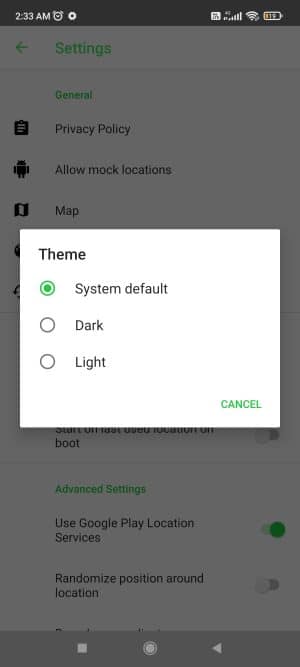 GPS Emulator theme gps