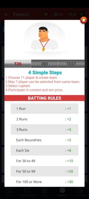Big Cash fantasy cricket