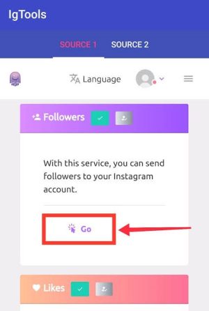 IGTools free instagram likes