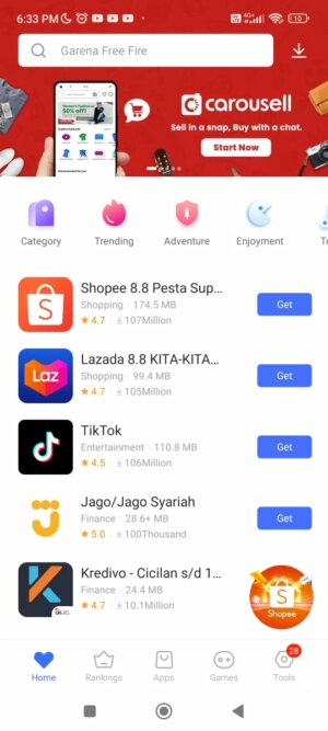 V Appstore v appstore