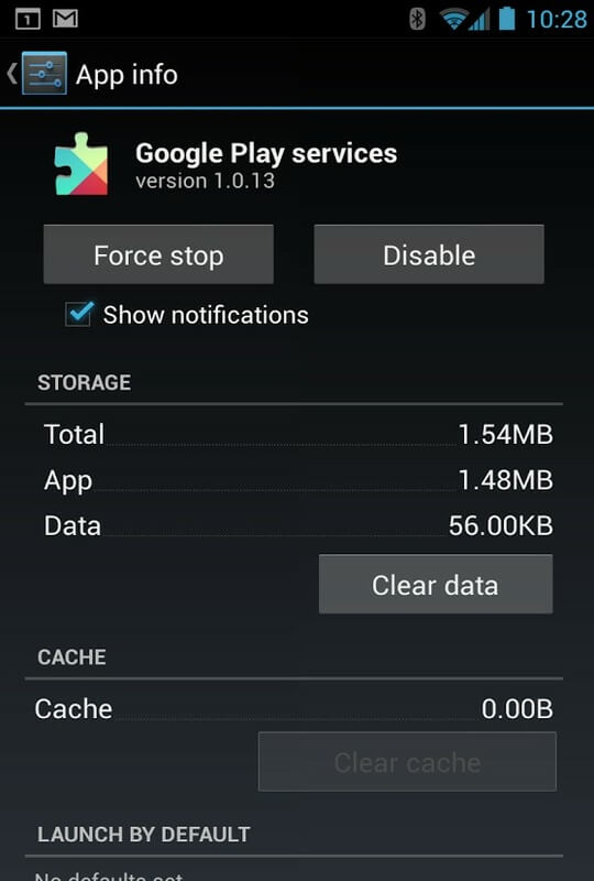Google Play services 1