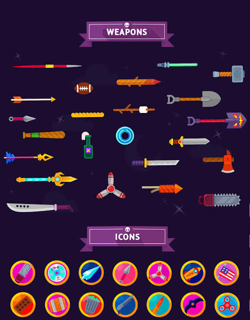 Bowmasters Bowmasters weapons