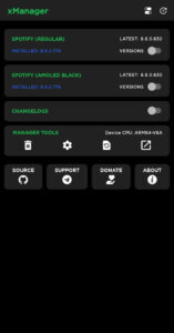 xManager for Spotify