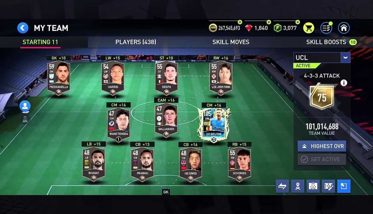 FIFA 22 build team