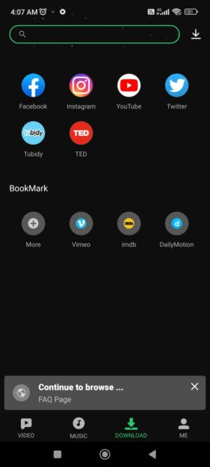 PLAYit download videos