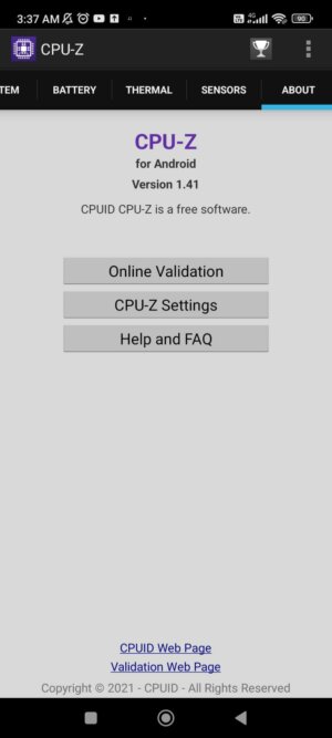 CPU-Z CPU Z Apk