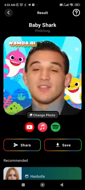 Wombo Wombo premium app