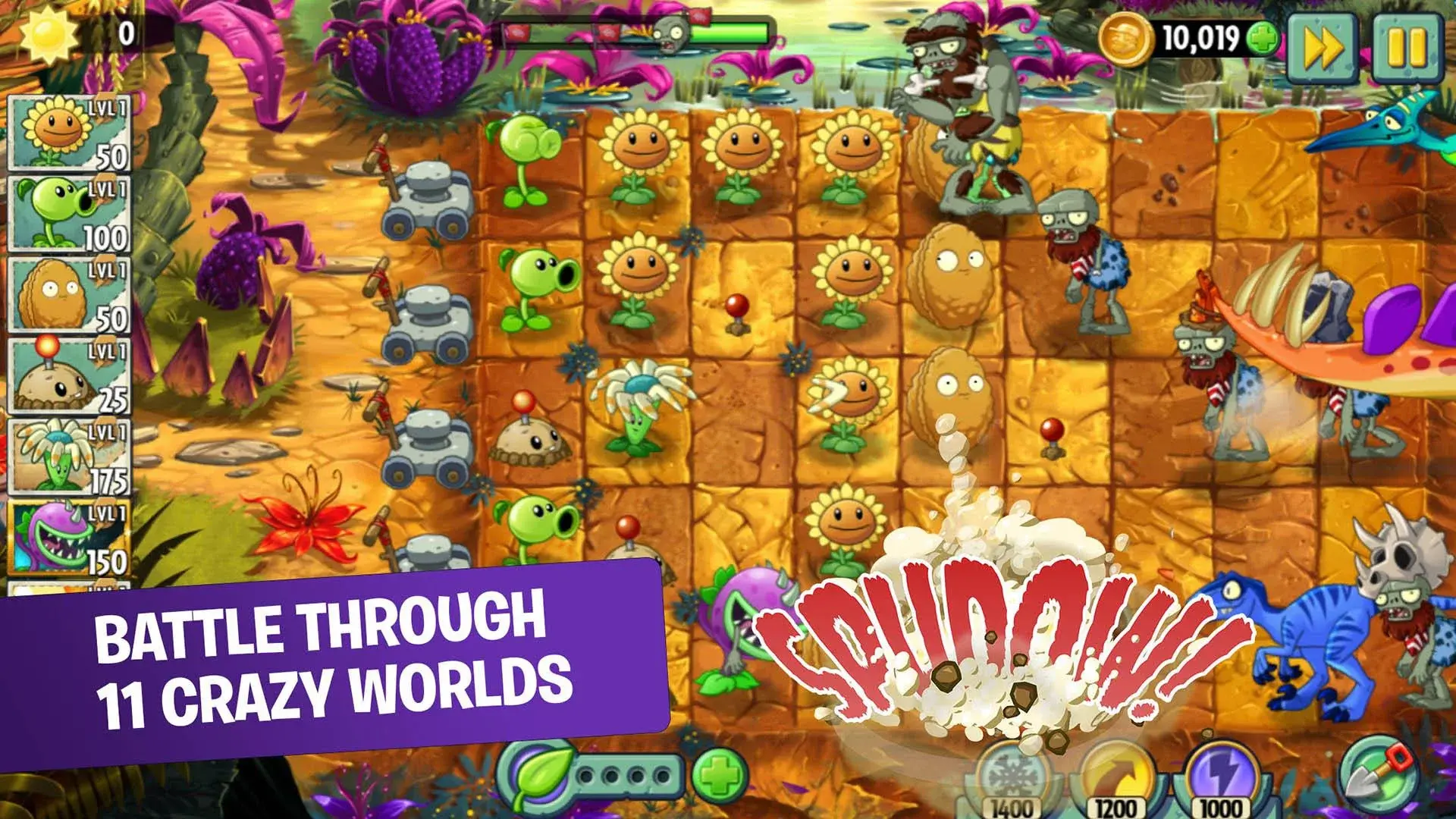 Plants vs Zombies 2 MOD APK Download v13.2.2 for Android