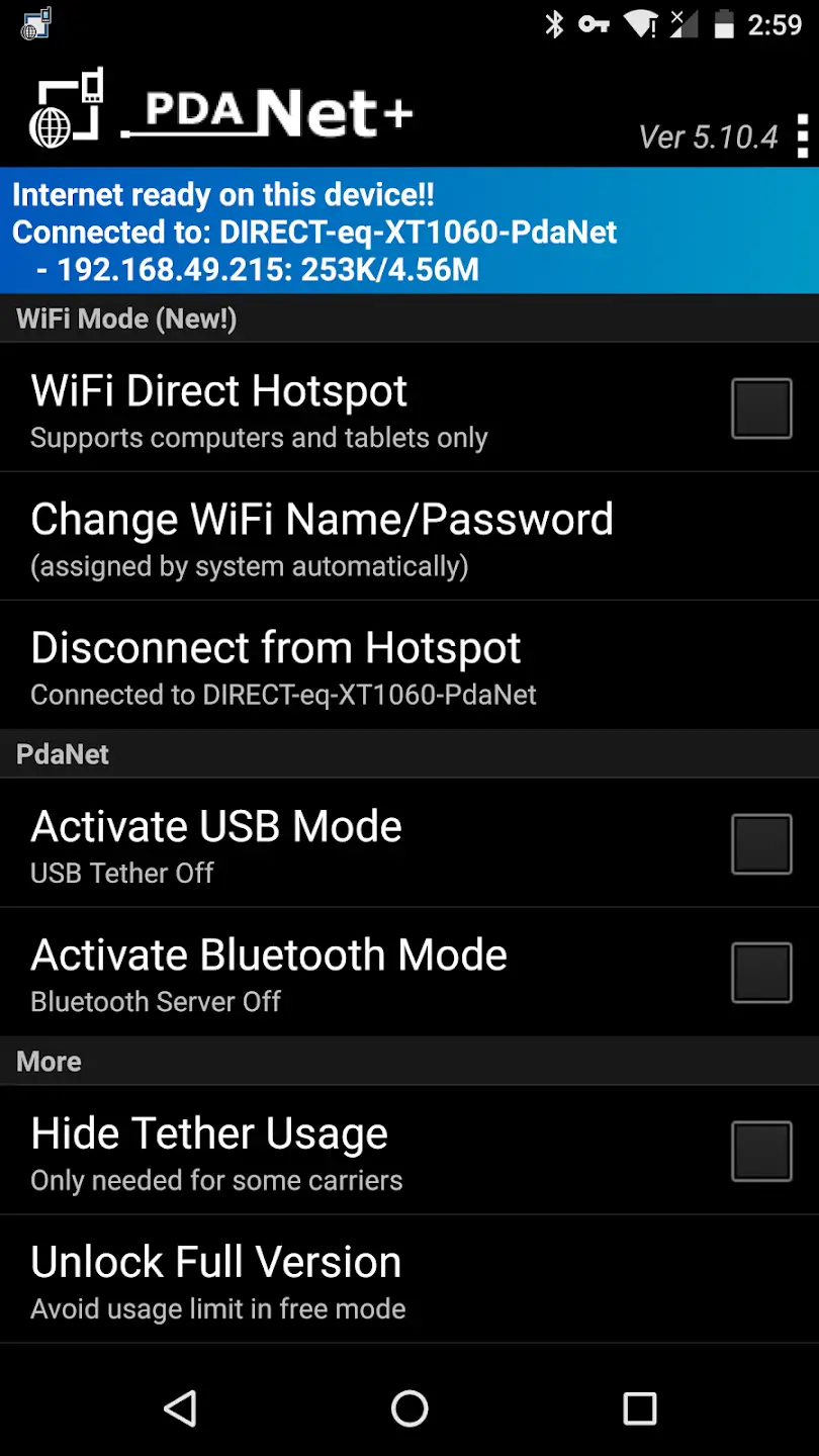 PdaNet+ MOD 2