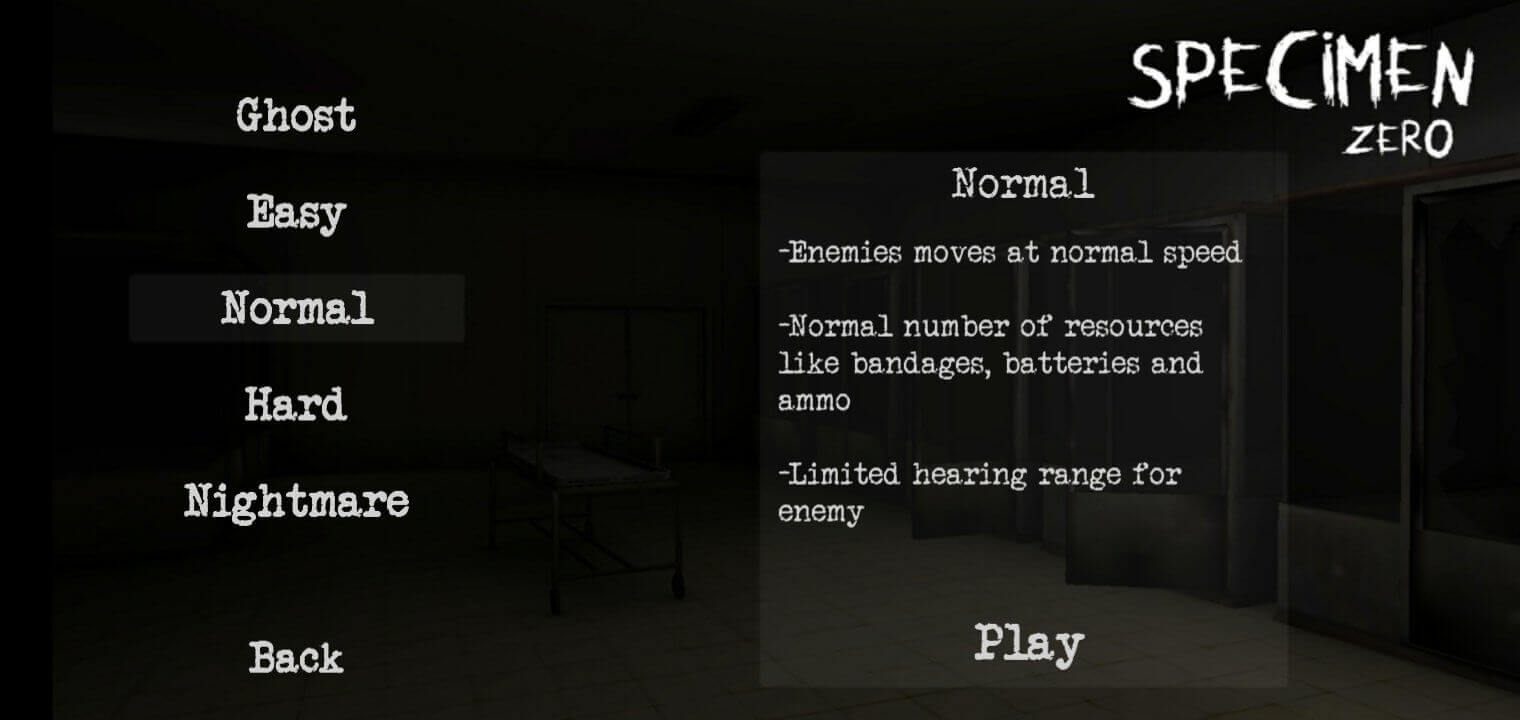 Specimen Zero MOD 1
