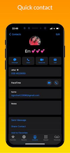 iCall iOS 16 – Phone 14 Call 7