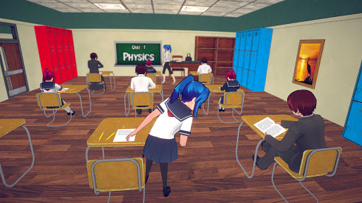 Anime High School Girl Life 3D 5