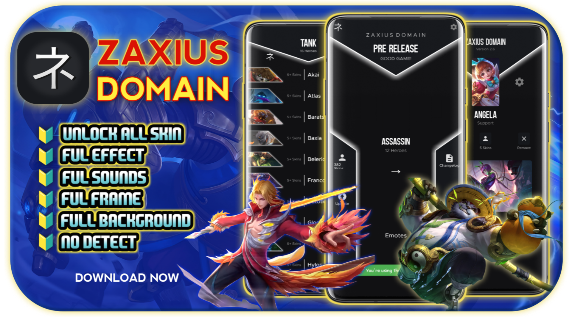Zaxius Domain Apk
