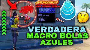 Macro Bolitas Azules
