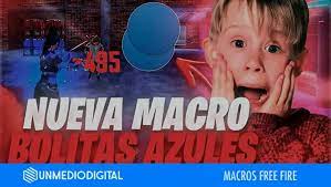 Macro Bolitas Azules