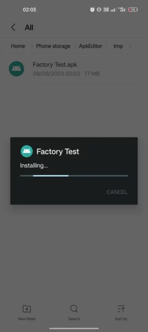 Factory Test Factory Test