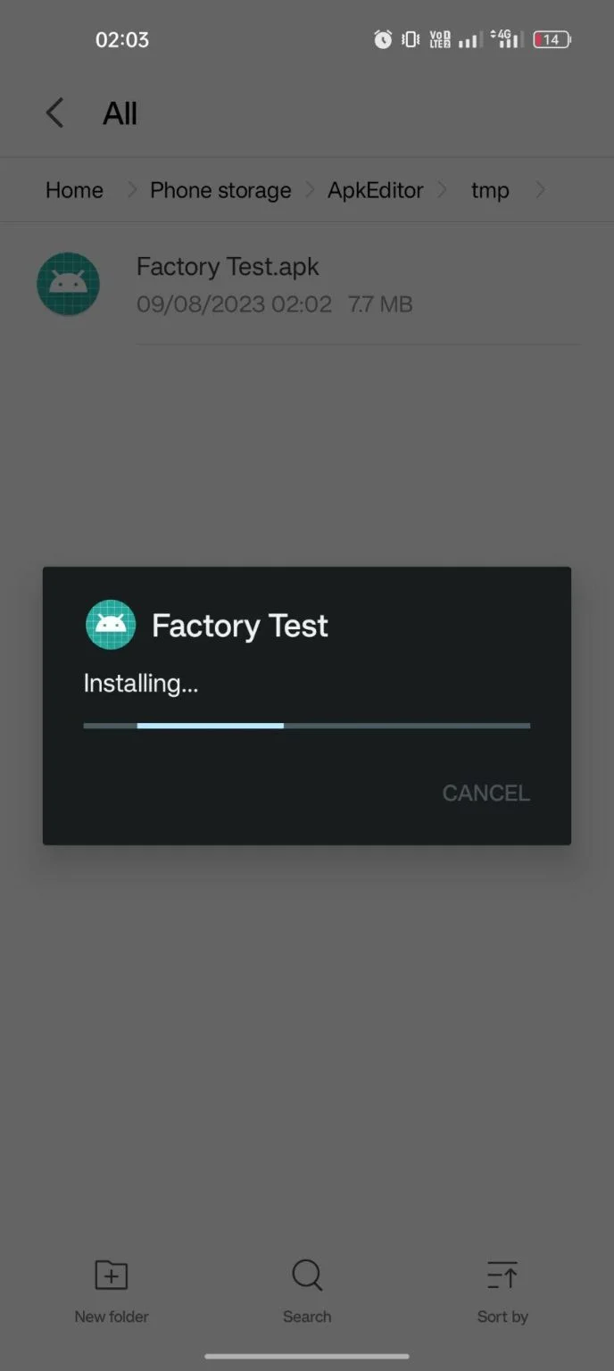 Factory Test 2