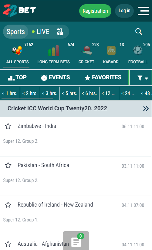 22bet apk