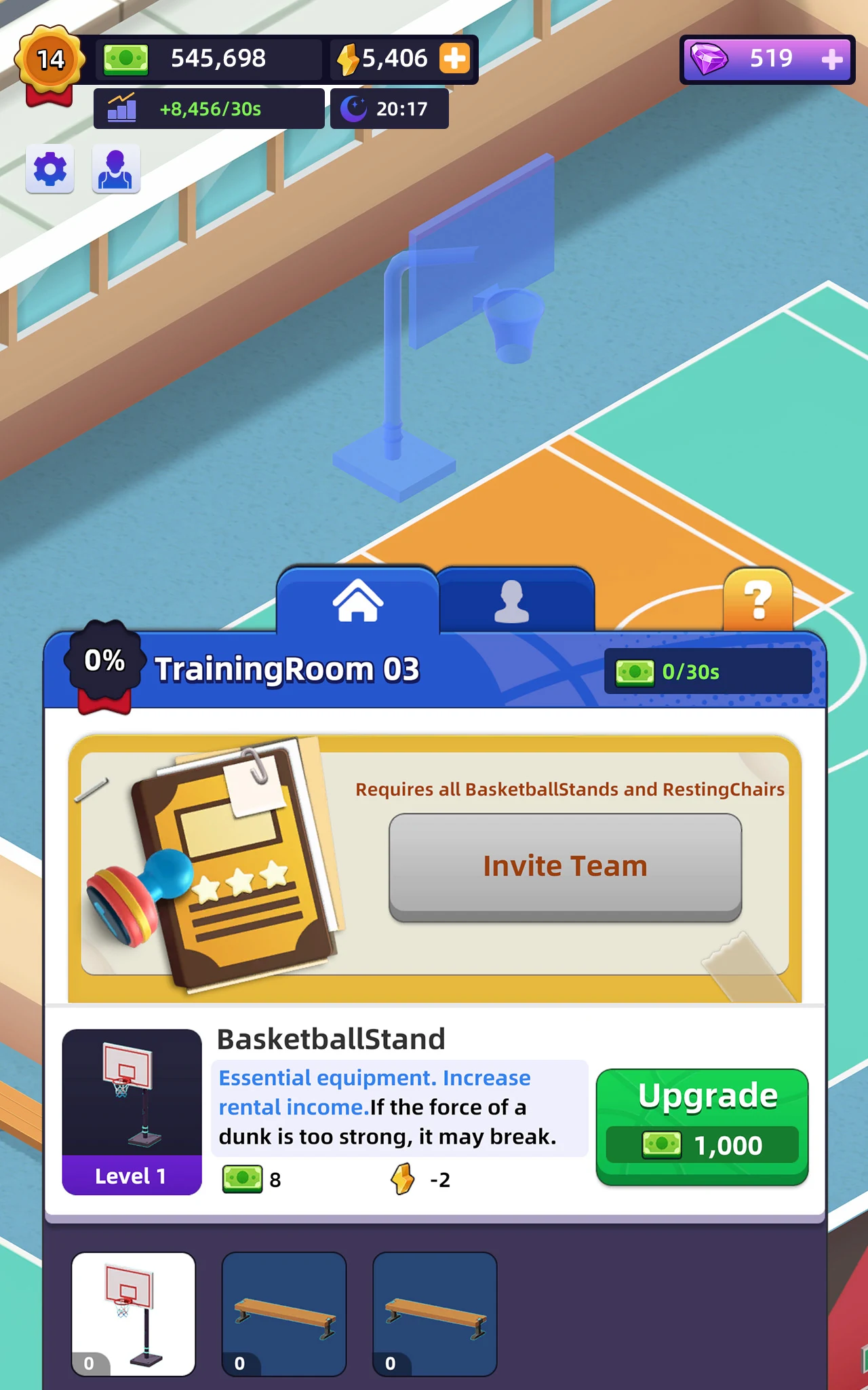 Idle Basketball Arena Tycoon MOD 4