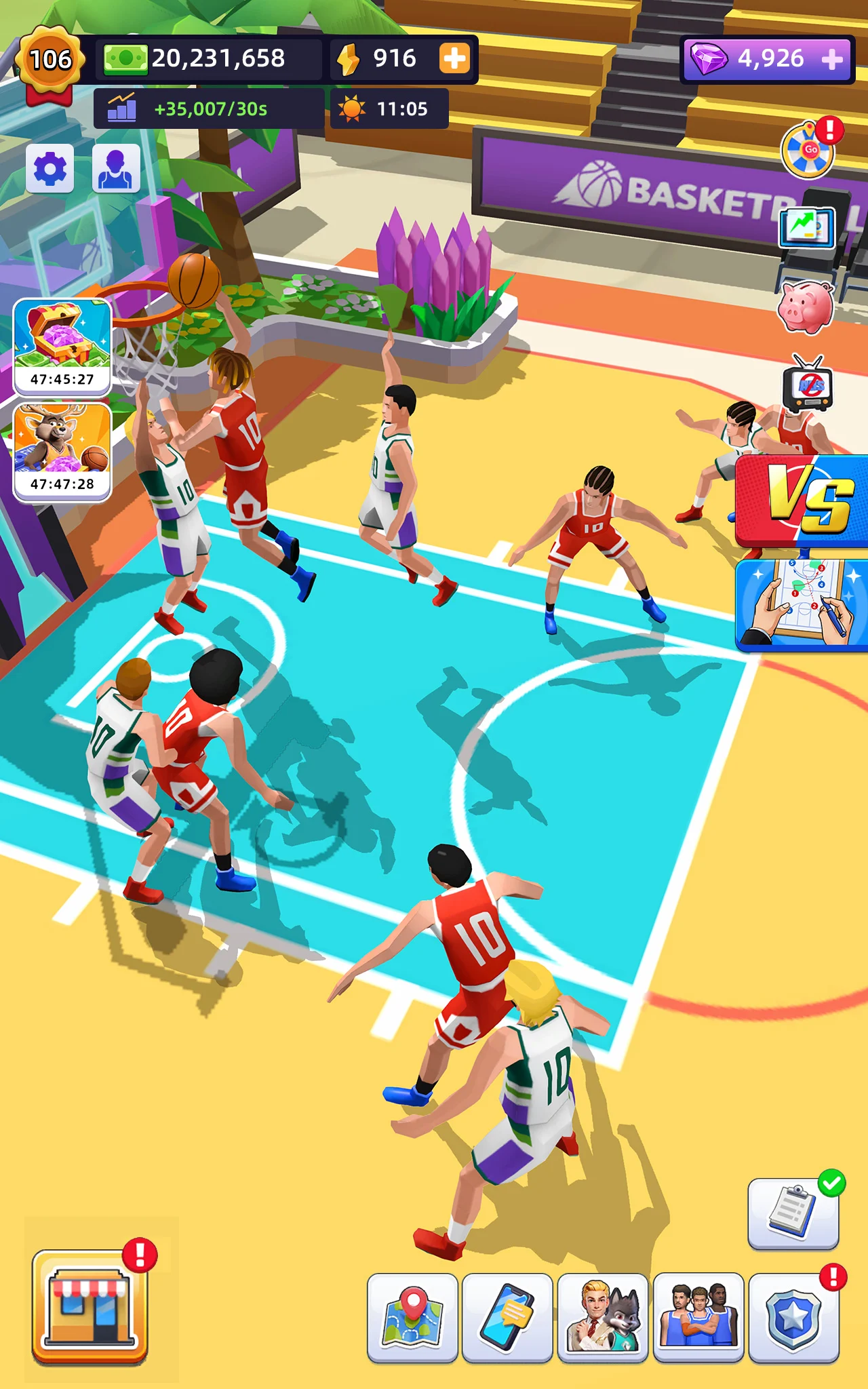 Idle Basketball Arena Tycoon MOD 5