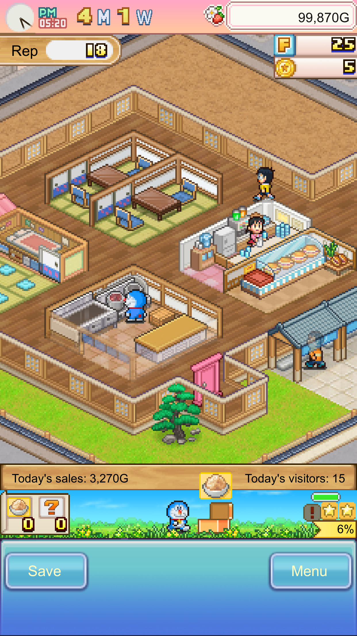 Doraemon Dorayaki Shop Story MOD 4
