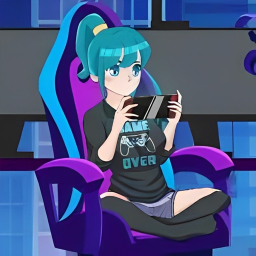 Night Gamer Girl
