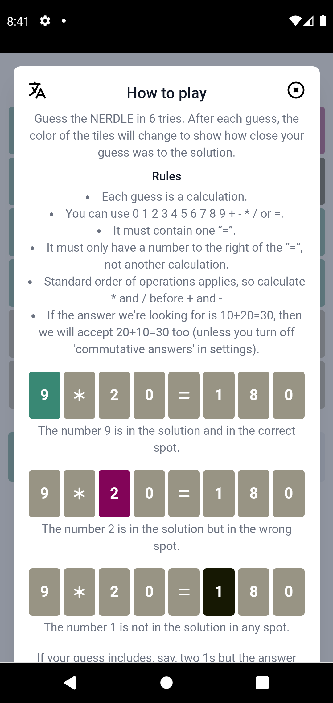 Nerdle 3